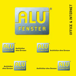 ALU-FENSTER Logo (R) für Office & Internet